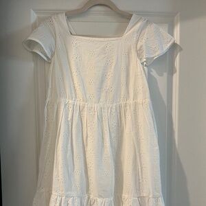 H&M Girls' Eyelet Ruffled Dress